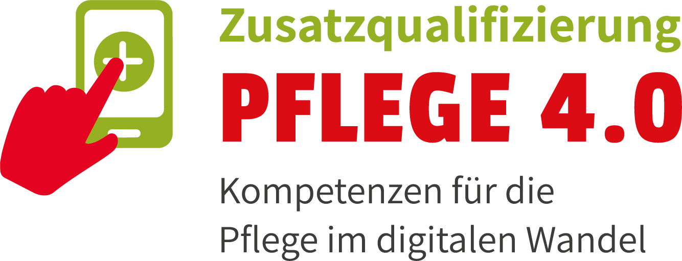Logo: Zusatzqualifizierung Pflege 4.0